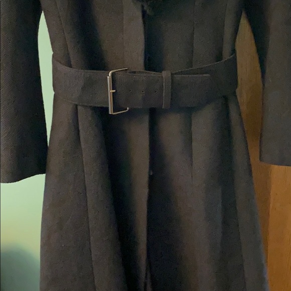 Anne Klein Fur Shawl Collar Maxi Coat - Picture 4 of 13